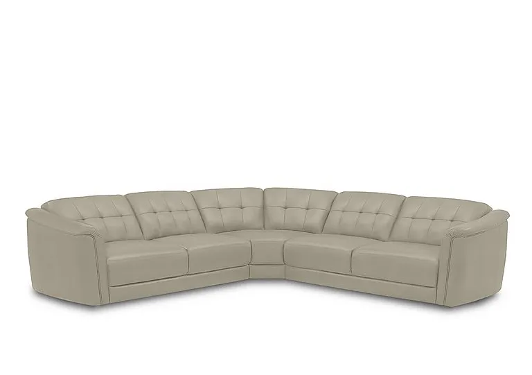Monarch Large Leather Corner Sofa