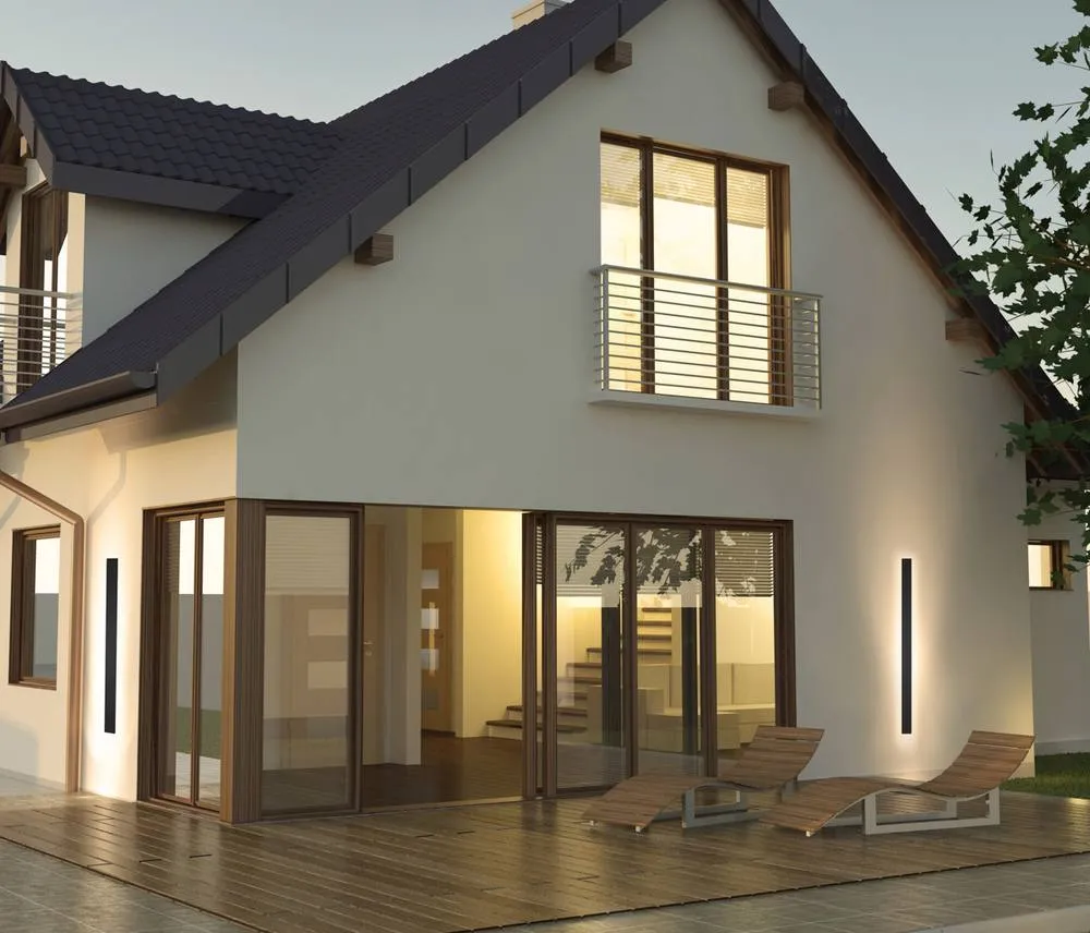 Netlighting Mutti Outdoor Flush Wall Lamp Black 3000K Warm White 12xLED IP54 4