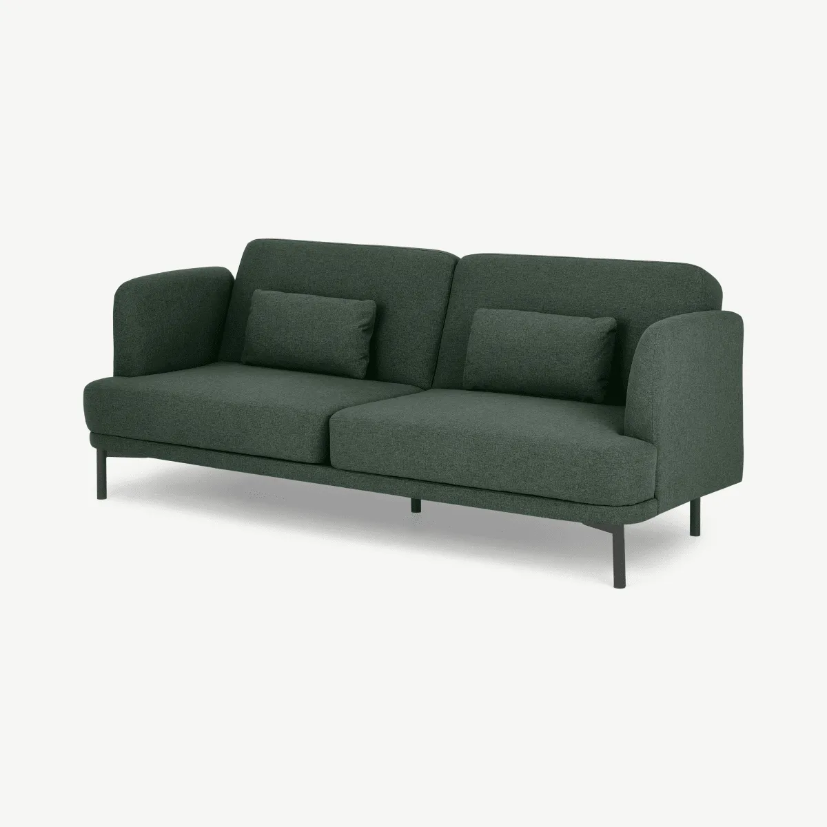 Herman Click Clack Sofa Bed, Woodland Green Fabric