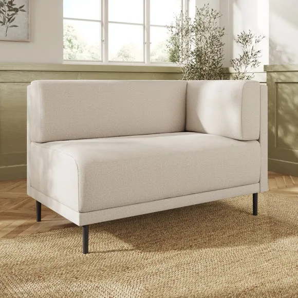 Mae Corner Dining Bench, Textured Weave 3