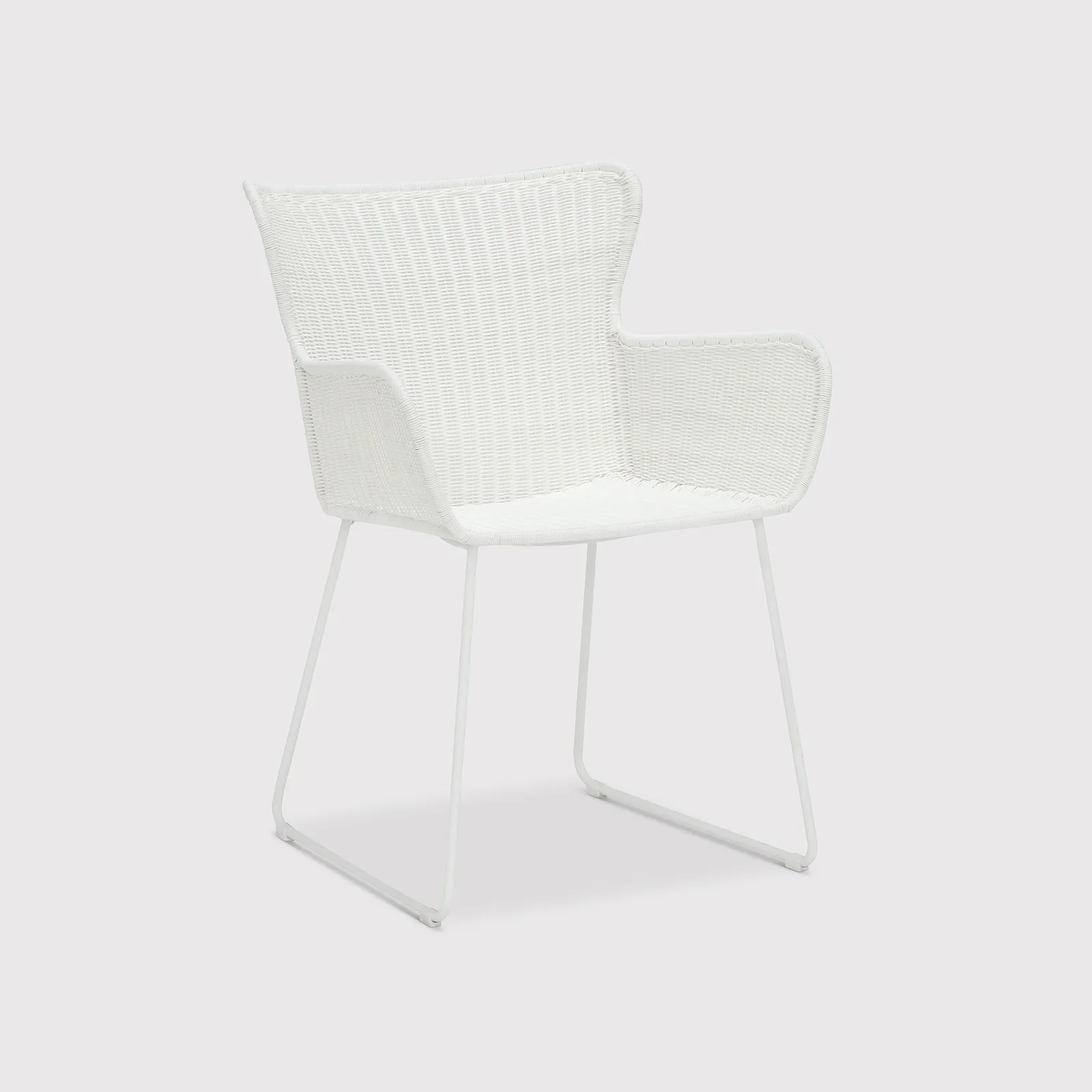 Marbella Dining Armchair, White | Barker & Stonehouse 2