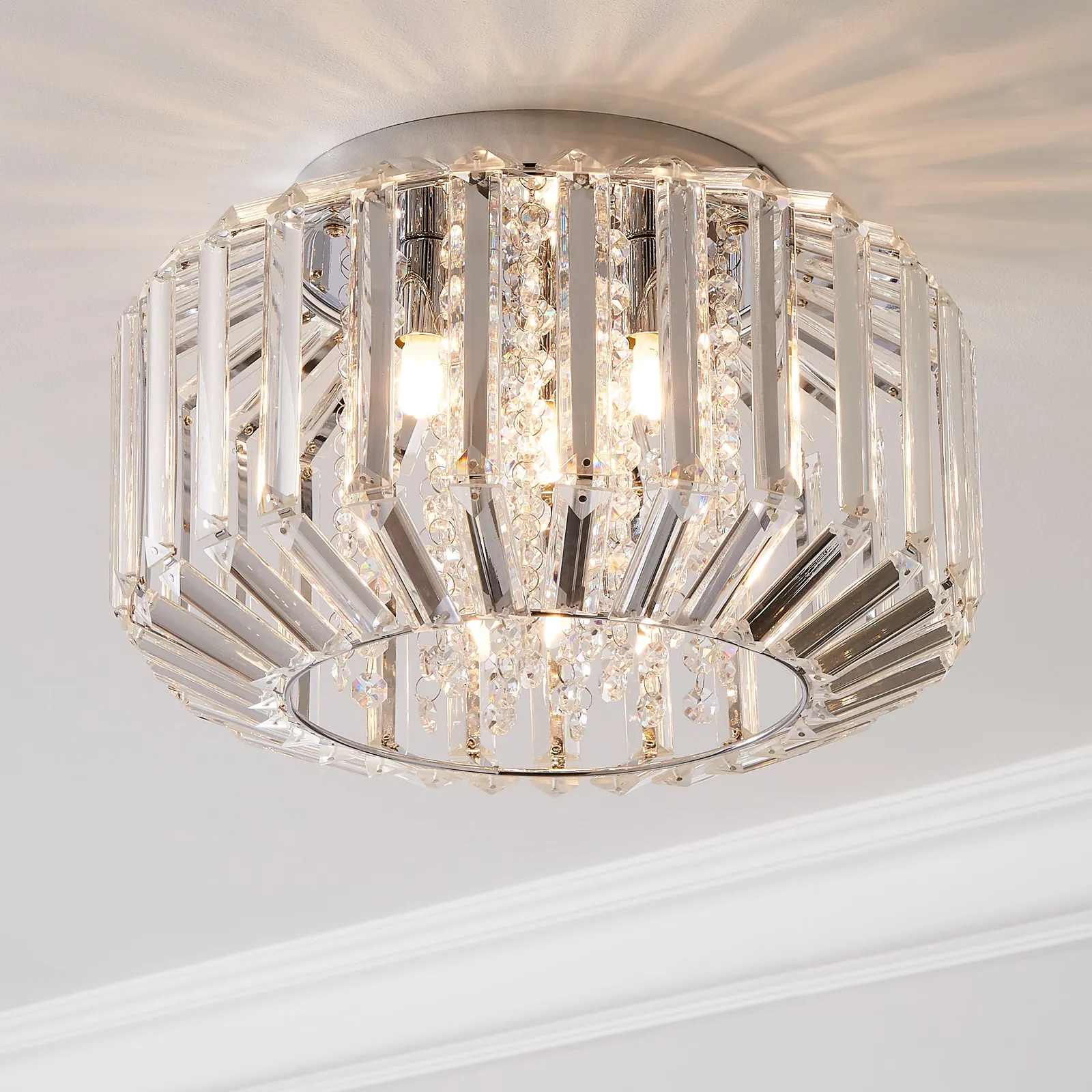 Chantilly Jewel Flush Ceiling Light