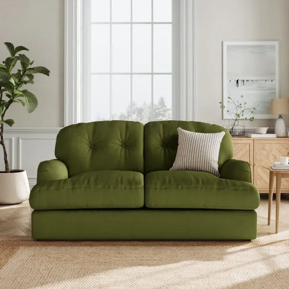 Martha Matte Plush Velvet 2 Seater Double Sofa Bed 5