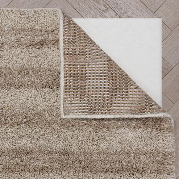 Arven Striped Wool-Look Shaggy Rug 3