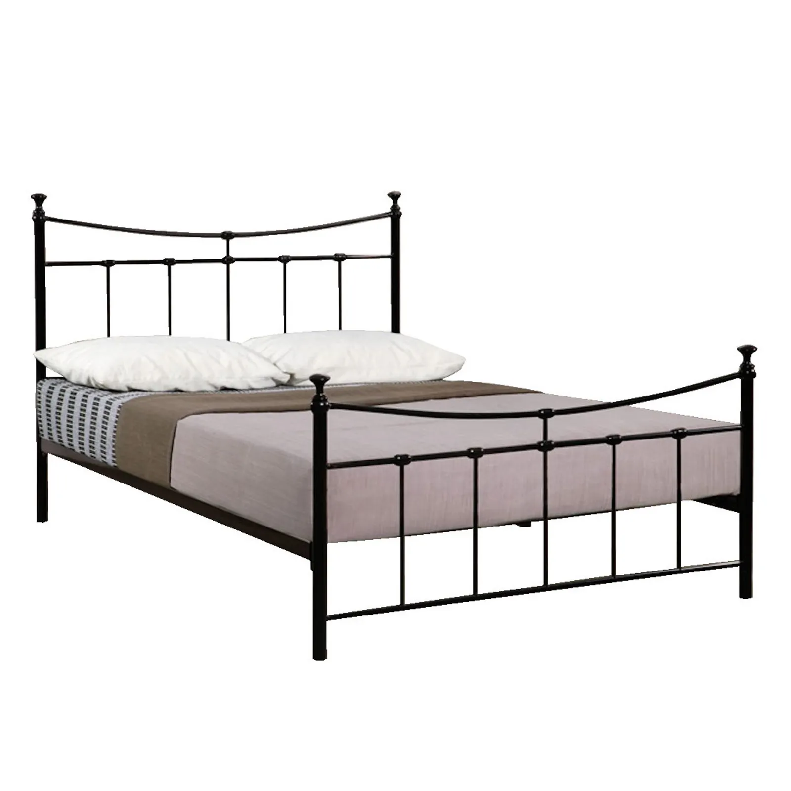 Emily Black Metal Bed Frame Black
