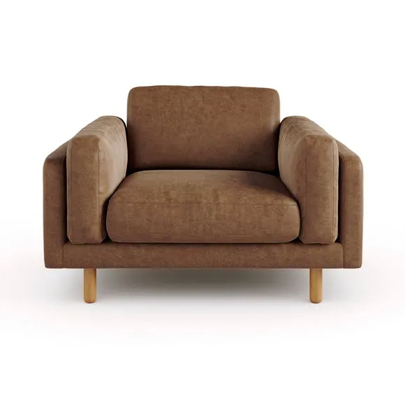 Newton Arizona Faux Leather Snuggle Chair 2