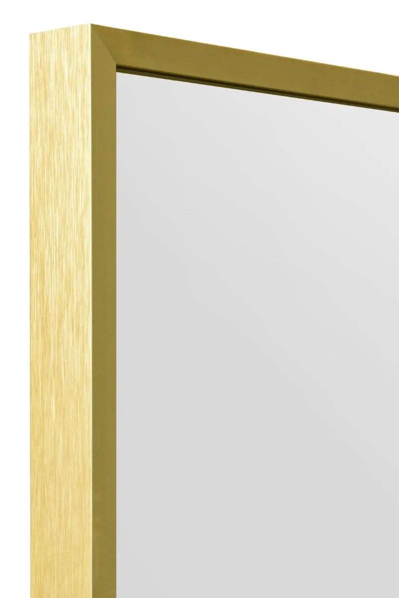 MirrorOutlet Gold Aluminium Edged Wall Mirror 47" X 31" (120 X 80CM) 6