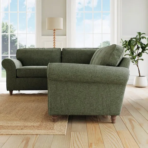 Flori Chenille Soft Texture Corner Sofa 3