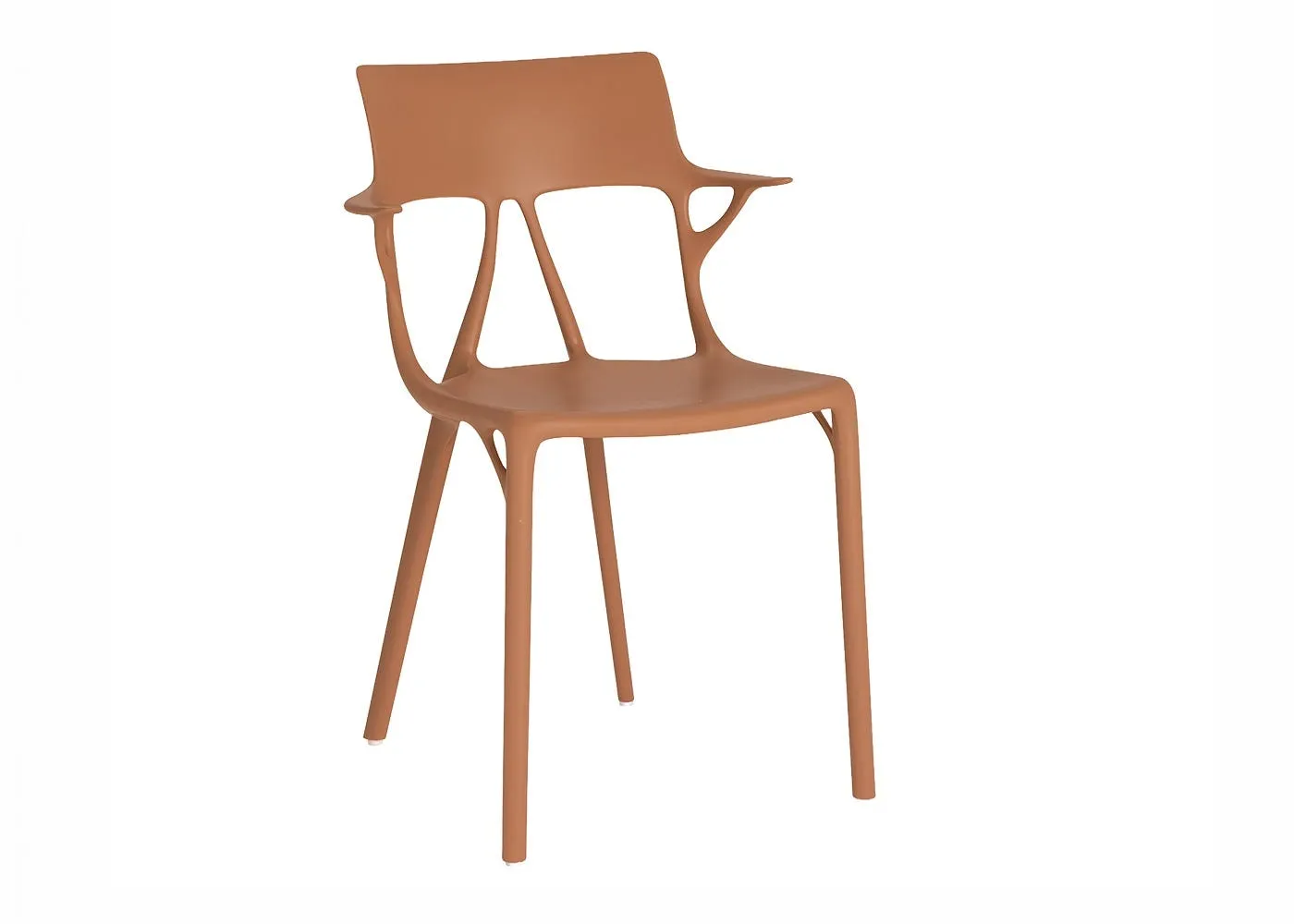 Kartell A.I. Chair Brown Set of 2