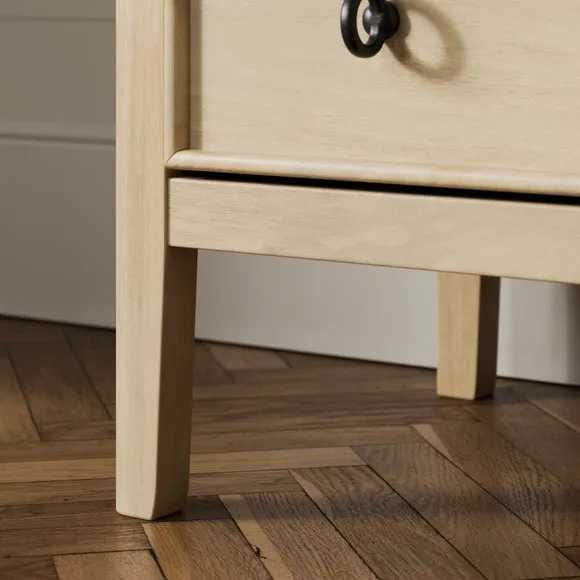 Portland 3 Drawer Chest, Mango Wood 6