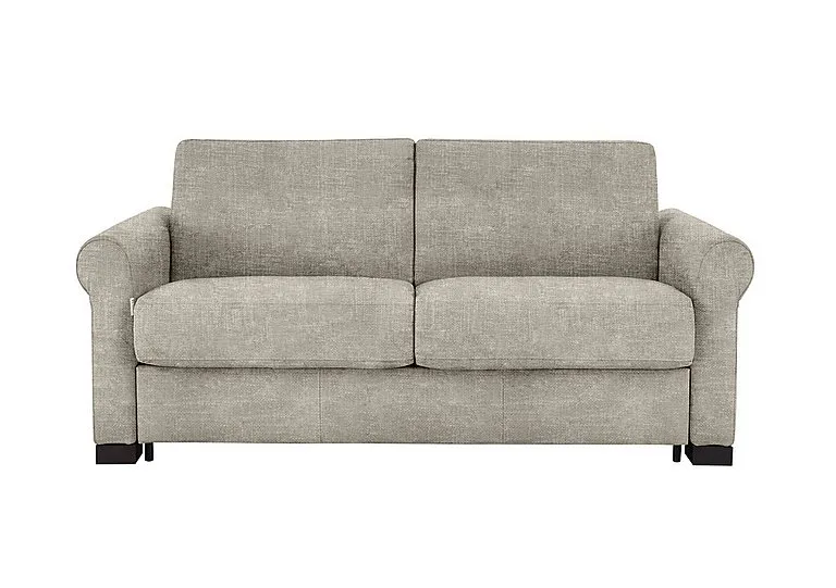Alcova 2 Seater Fabric Sofa Bed with Scroll Arms