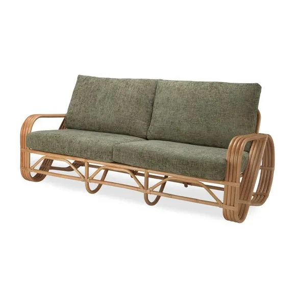 Desser Pretzel Rattan 3 Seater Sofa 2