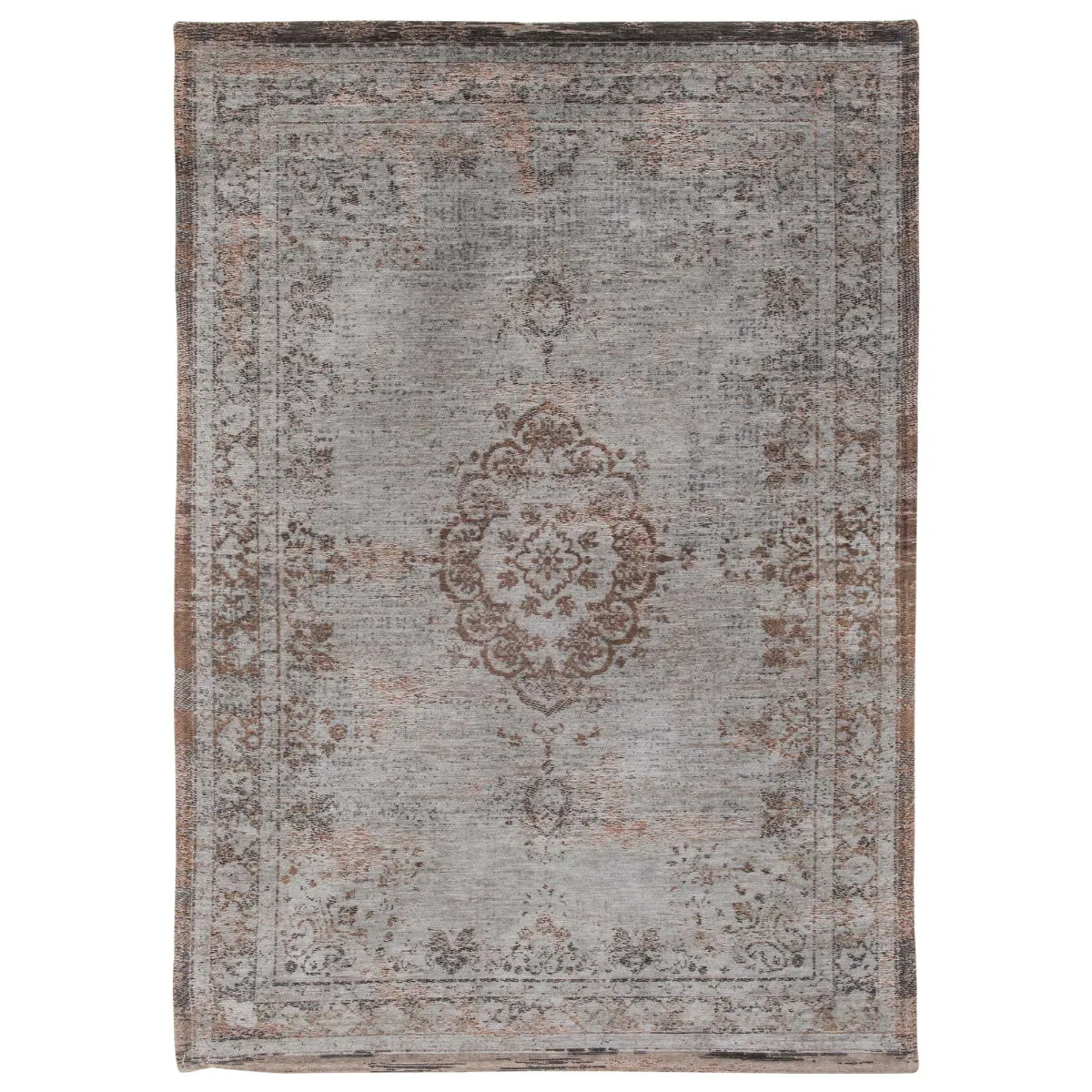 Fading World Grey Ebony 170X240Cm Rug, Square Cotton | Barker & Stonehouse 2