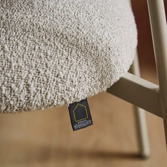 Elements Cooper Dining Chair, Tonal Boucle 4