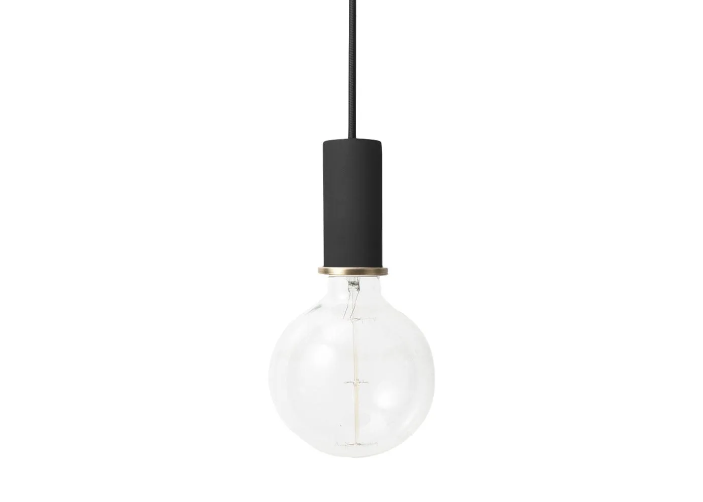 ferm LIVING Collect Pendant Light Black Low