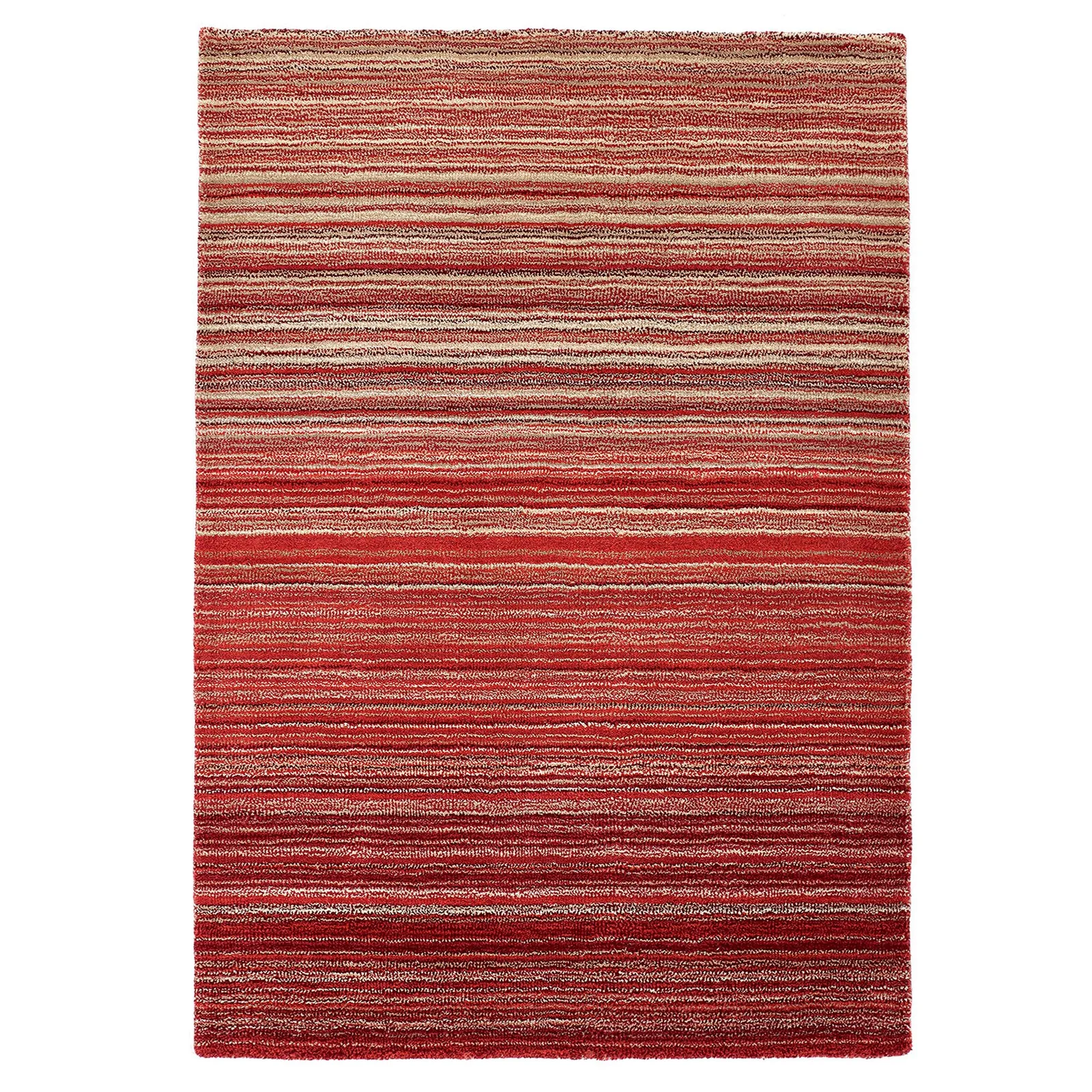 Fine Stripes Rug Red