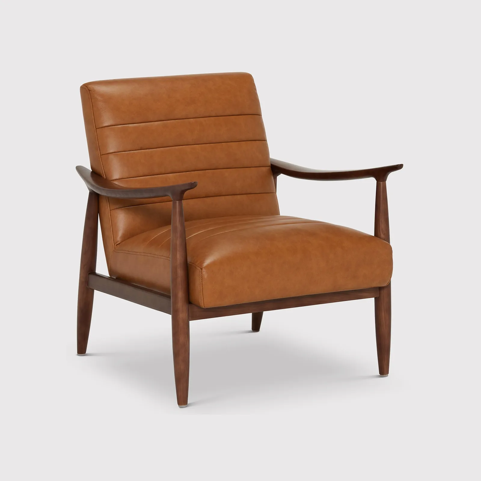 Hockney Armchair, Brown Leather | Barker & Stonehouse 1