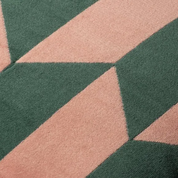 Furn. Kalho Polyester Filled Cushion Pink/Green, Pink 2