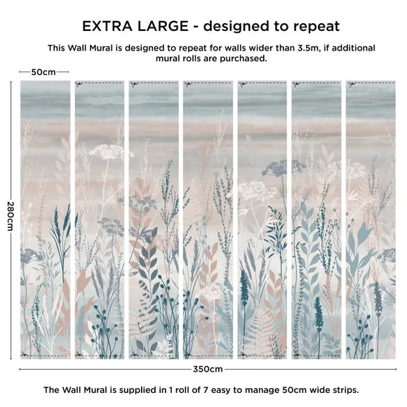 Meadow Grasses Wall Mural 3