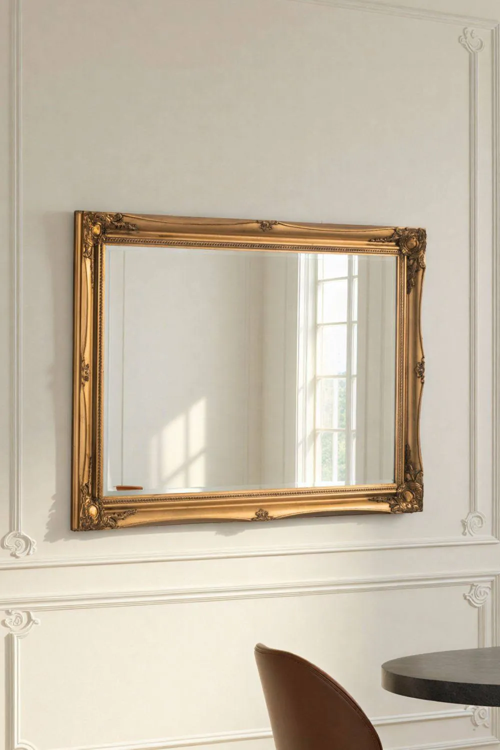 Yearn Mirrors French Style Carved Mirror Gold 116x90cm