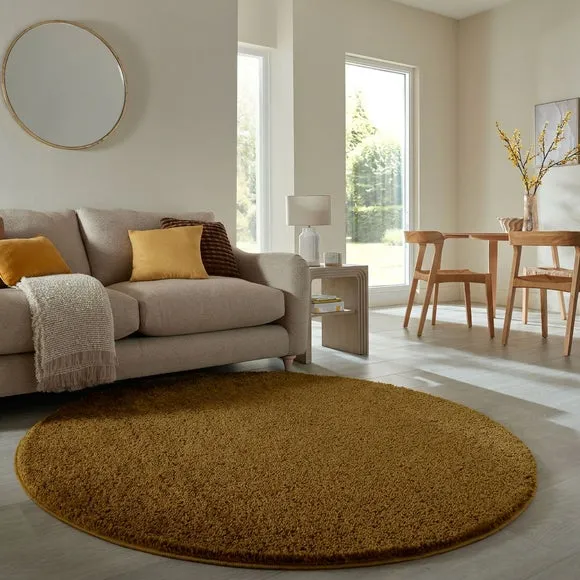 Sheen Shaggy Round Rug