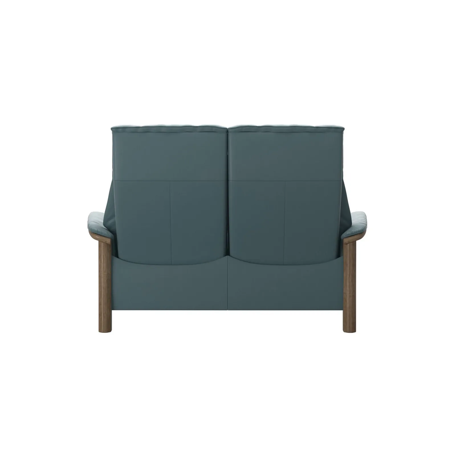 Stressless Windsor 2 Seater Recliner Sofa, Blue Leather | Barker & Stonehouse 4