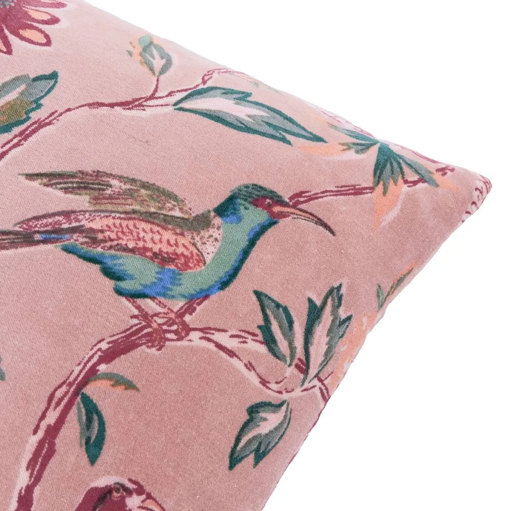 Wylder Aviary 100% Cotton Velvet Cushion 4