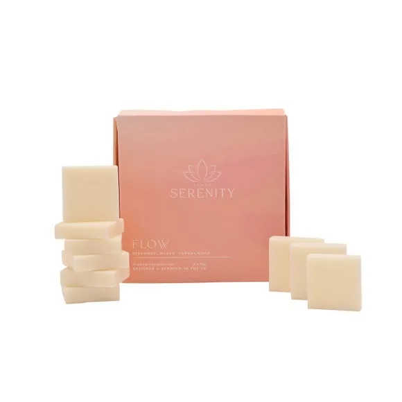 Serenity Flow Set of 9 Bergamot Myrrh & Sandalwood Wax Melts 2