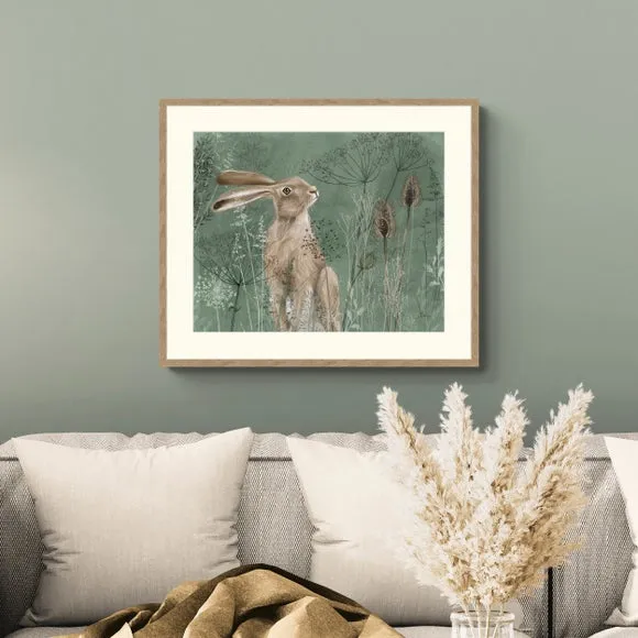 Artko Meadow Hare Framed Print