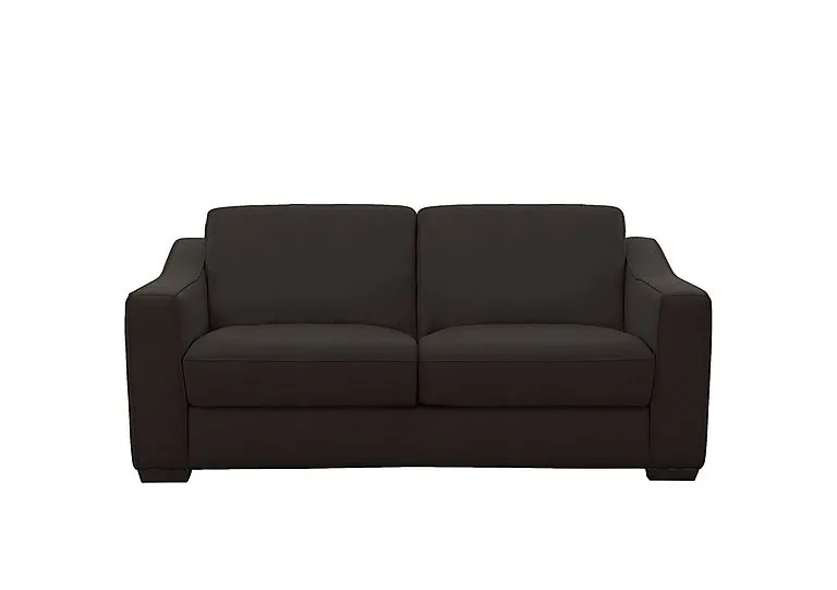Optimus 2 Seater Leather Sofa - Dark Chocolate
