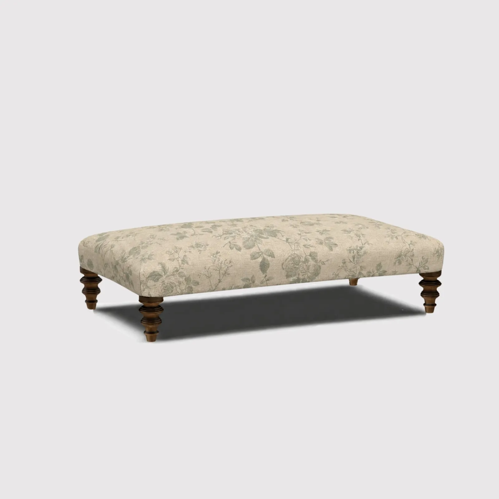 Tetrad Heritage Jacaranda Plain Top Curved Stool Fabric | Barker & Stonehouse