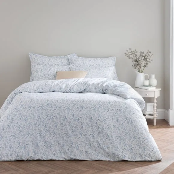 Delicate Floral 100% Cotton Duvet Cover and Pillowcase Set 1