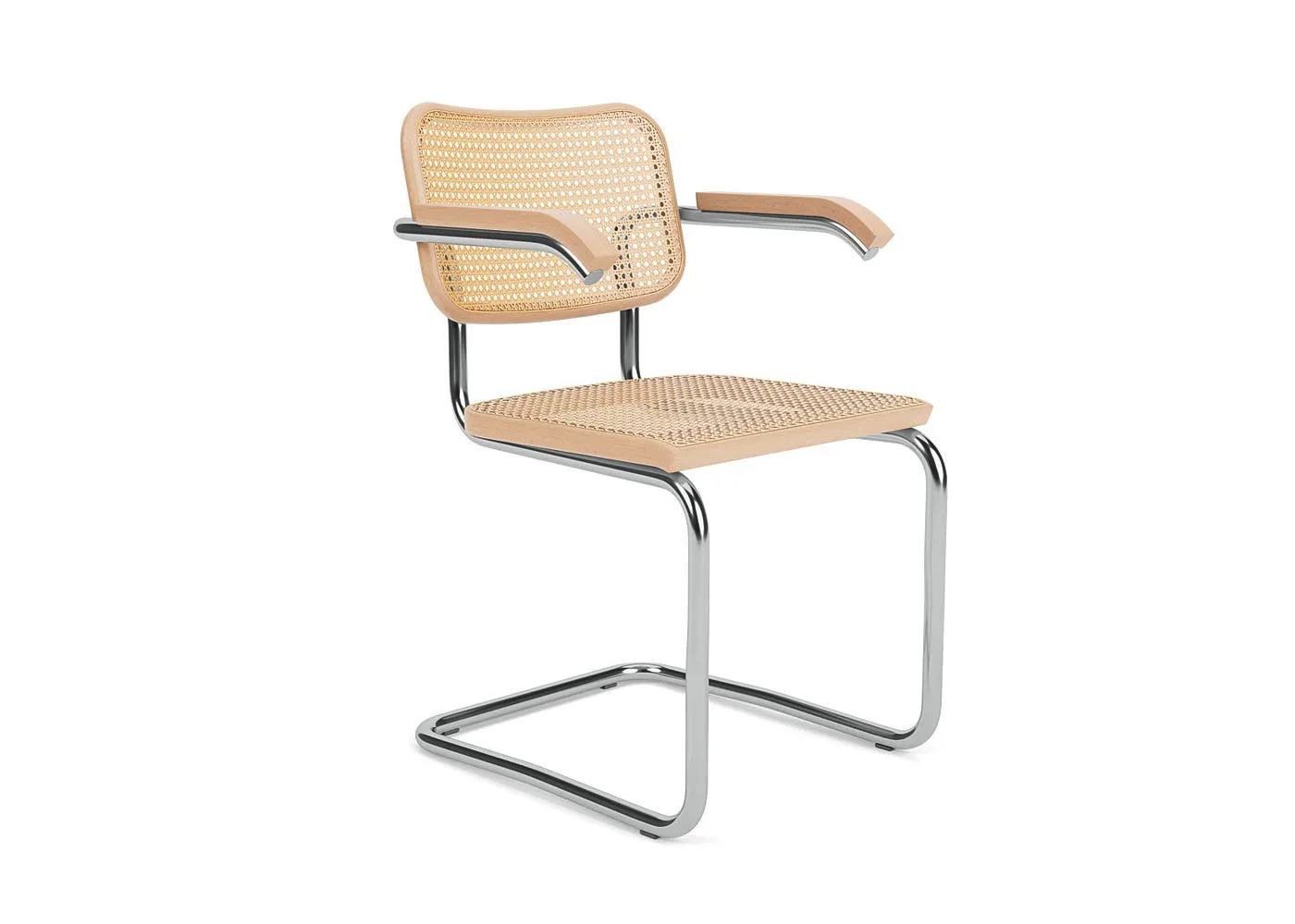 Knoll Cesca Armchair in Light Beech 1