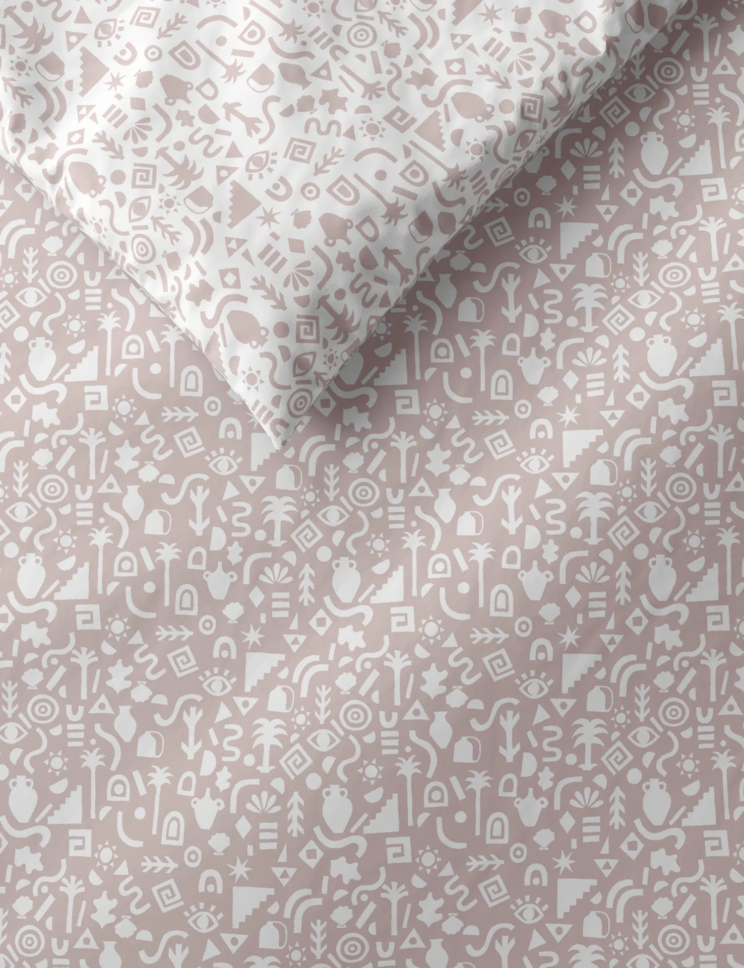 M&S Pure Cotton Grecian Bedding Set