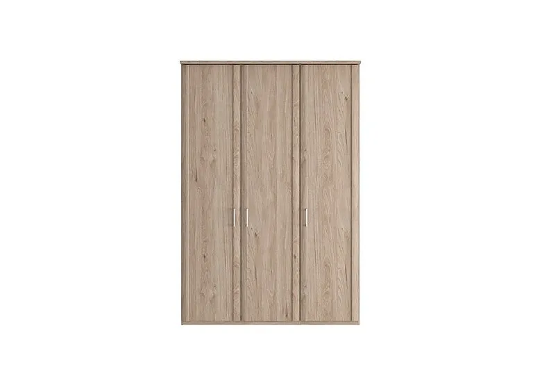 Oxford 3 Door Hinged Wardrobe - Holm Oak