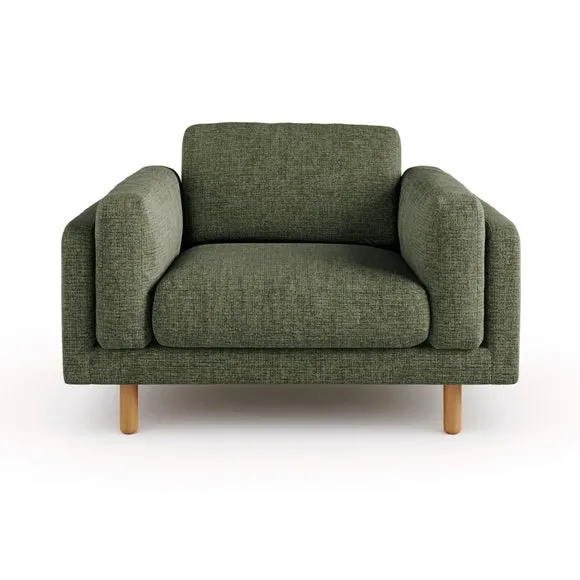 Newton Chenille Soft Texture Snuggle Chair 2