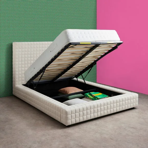 Yinka Ilori Squares Boucle Ottoman Bed 2