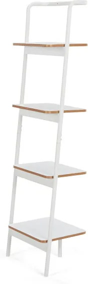 MADE Essentials Mino Leaning Shelves, White