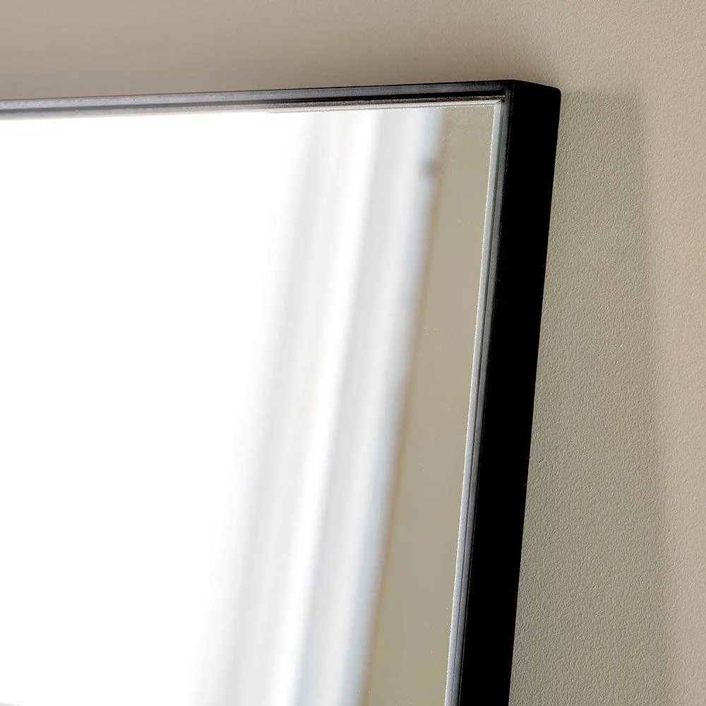 Yearn Mirrors Large Full Length Minimal Mirror Black 180x110cm 3