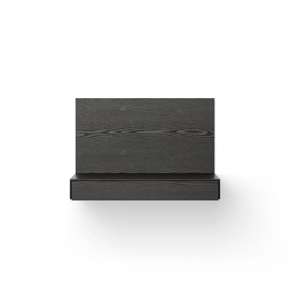 New Works Tana Wall Mounted Desk Black Stained Oak 2