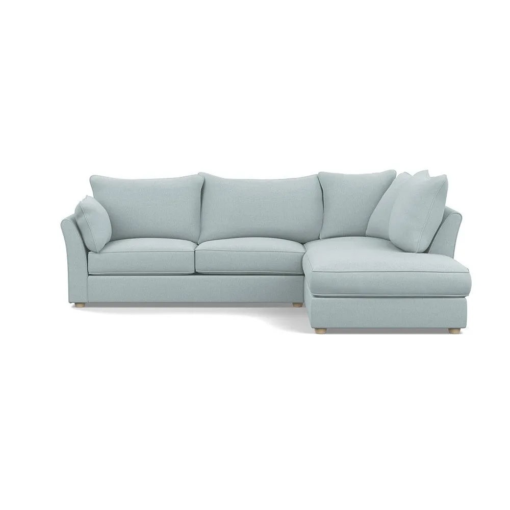 Heal's Tailor Medium Right Hand Facing Corner Sofa Brushed Cotton Mist