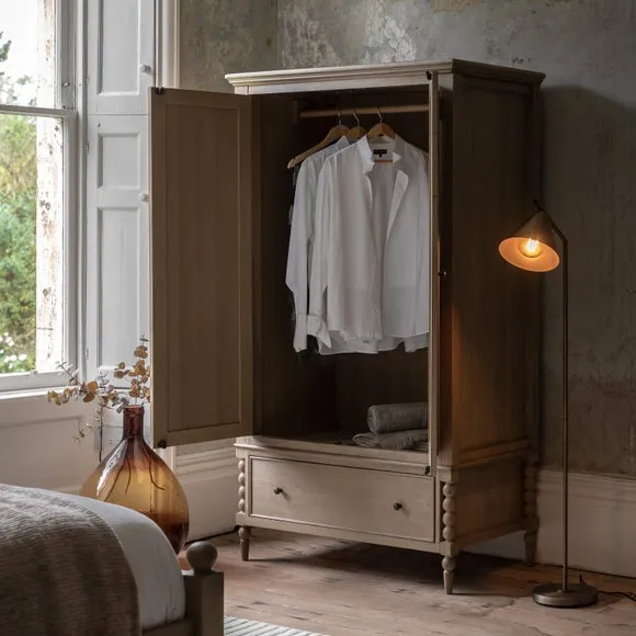 Cedar & Sage Boden 1 Drawer Double Wardrobe 4