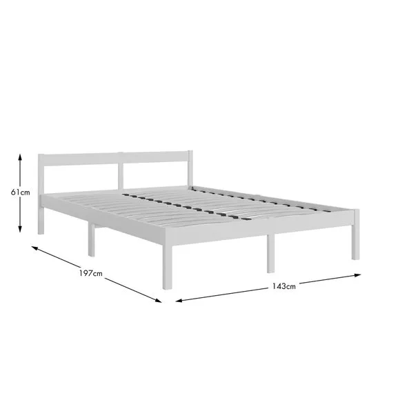Laxley Wooden Bed Frame 6
