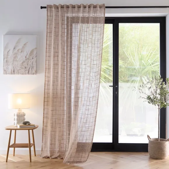 Window Pane Multiway Voile Panel 2