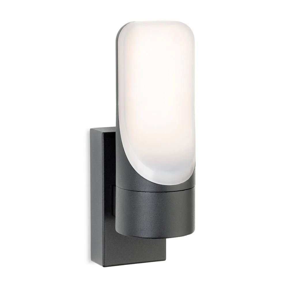 Netlighting Eve LED Wall Light Graphite with Opal Diffuser IP54 in Grey
