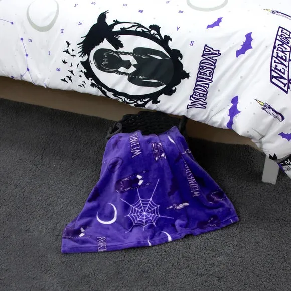 Wednesday Destined Fleece Blanket 3