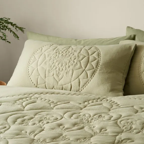 Quilted Mandala Duvet Cover and Pillowcase Set 2