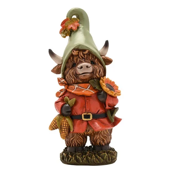 Country Living Autumn Highland Cow Ornament 3