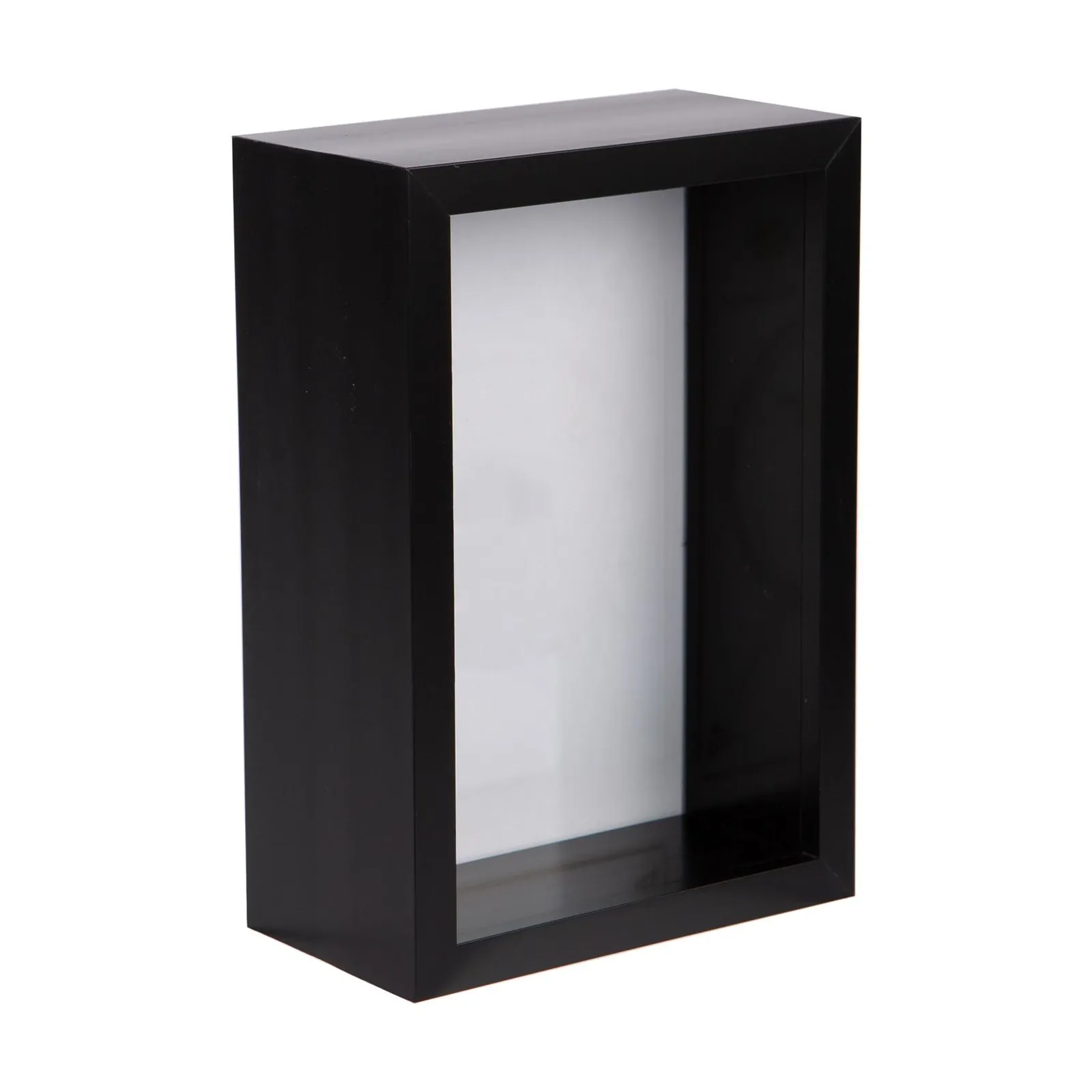 Nicola Spring 3D Deep Box Photo Frame - 4 x 6" in Black 1