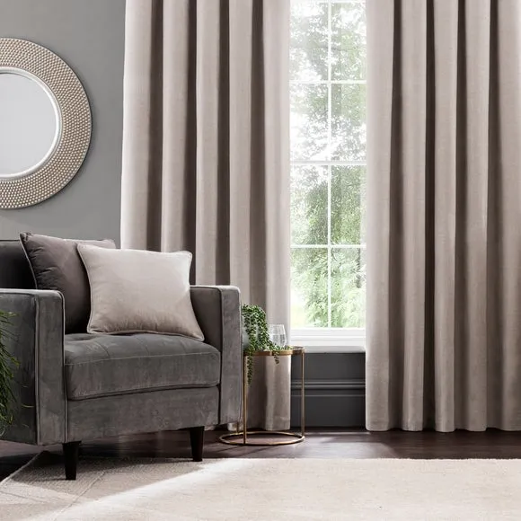 Chenille Ultra Blackout Eyelet Curtains 4